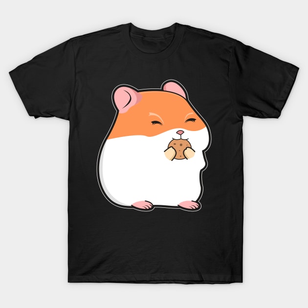 Hamster Cookie T-Shirt by Imutobi